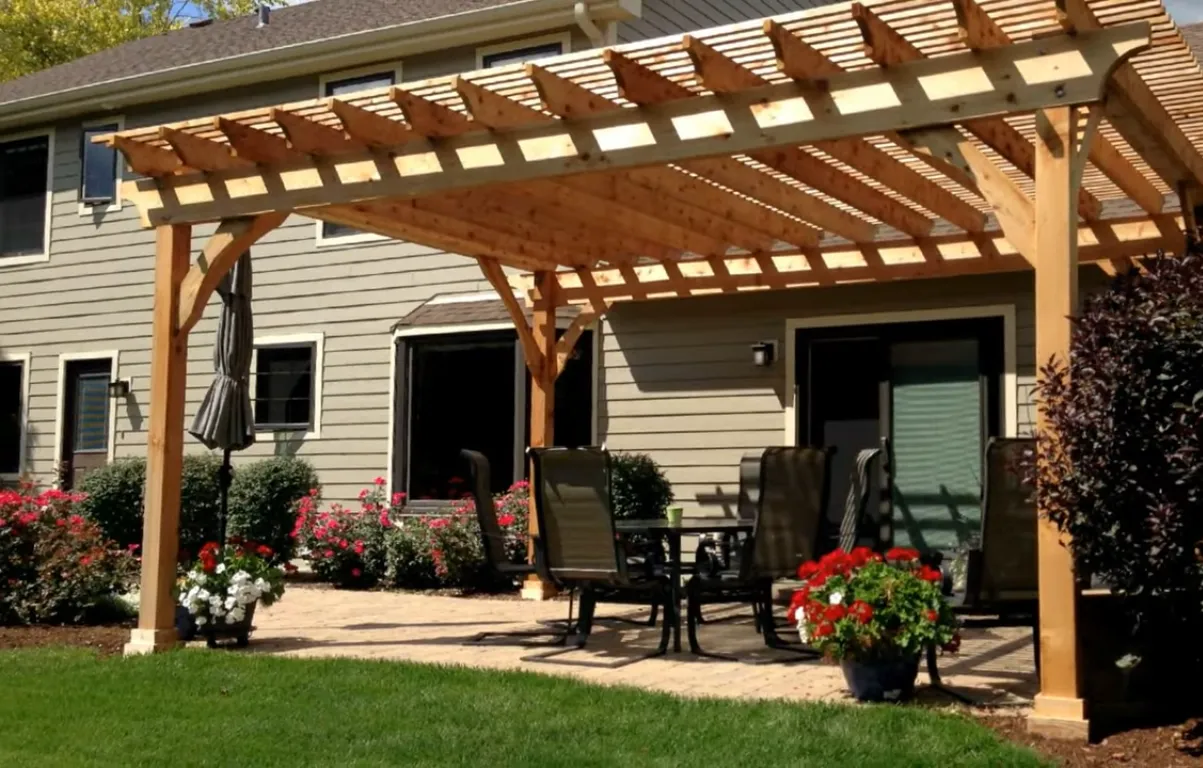 Pergola with Planters | Transform Your Outdoor Space into a Lush Oasis