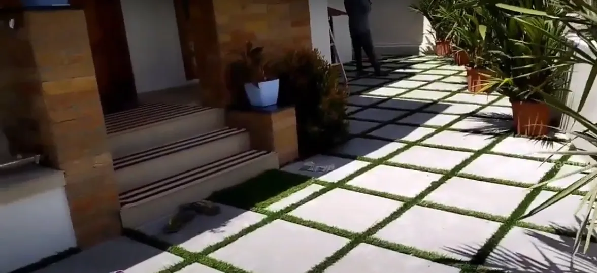 Natural Stone with Grass—A Stunning Landscaping Combo for Your Property